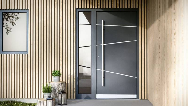 porte d'entrée aluminium sur mesure toulouse